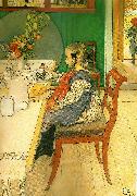 Carl Larsson sjusoverskans dystra France oil painting artist